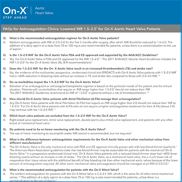 AVR Lower INR FAQs for Anticoagulation Clinics - MLENG1134.000-Thumb-600_v4 AVR Lower INR FAQs for Anticoagulation Clinics - MLENG1134.000-Thumb-600_v4